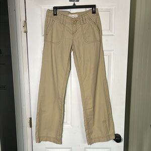 Aeropostale Tan Wide Leg Pants